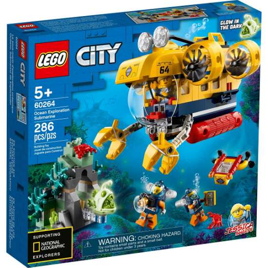LEGO CITY Le sous-marin d'exploration 2020